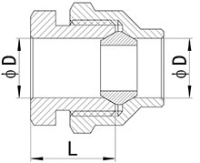 Raccord union évasé HS310-001