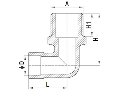 Coude à braser mâle HS340-004