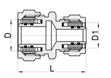 Coupleur droit réducteur C×C, HS210-002